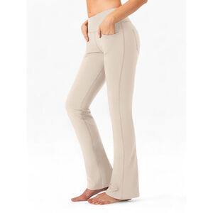 GRADUAL NWT Light Khaki Beige Boot Cut Yoga Dress Pants XL